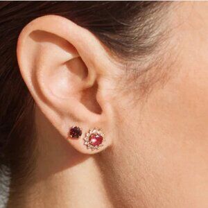 Breast Cancer Awareness Mini-Halo Stud Set by Stella &  Dot